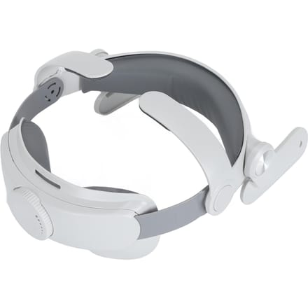 Sangle de tête VR Réglable Poids d'équilibre Bandeau de protection pour casque VR avec coussin de tête white