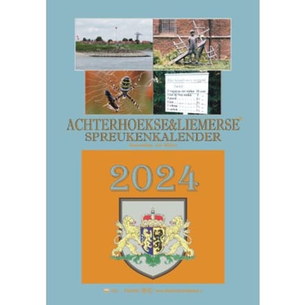 Achterhoekse & Liemerse Spreukenkalender 2024 - Arie Ribbers