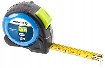 Hoegert Rolmaat 8m x 25mm Nylon Dubbelzijdig - Precisie MID