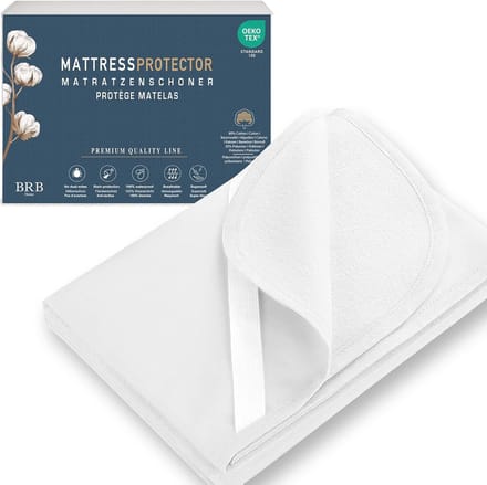 Waterdichte Matrasbeschermer 70 x 140 cm - Ademend en Wasbaar