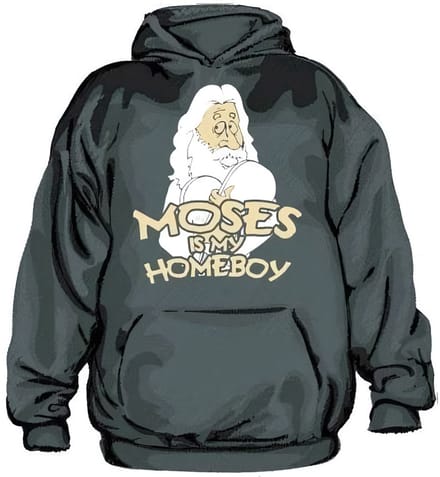 Hybris Moses Is My Homeboy-hoodie SH-3-10913-Poly