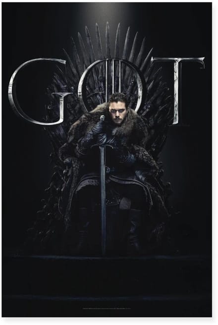 Game Of Thrones Jon Snow GOT Poster 60x90 cm