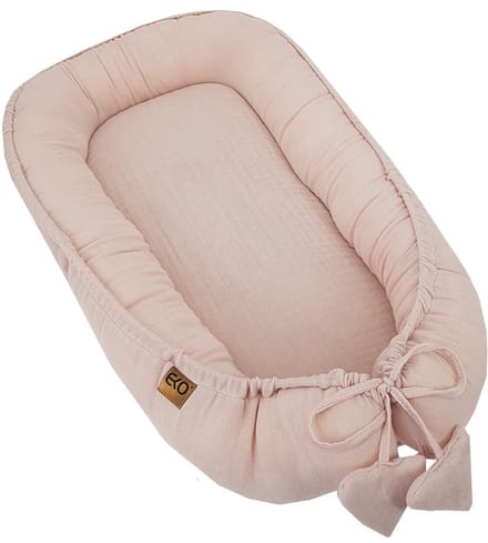 Muslin baby cocoon ROSE PINK