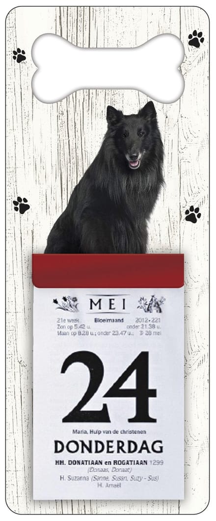 Scheurkalender 2027 Hond: Groenendaeler