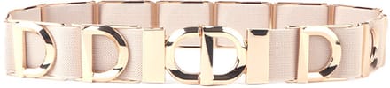 Giuliano Elastische Riem - made in Italy - Dames - Elastische Tailleriem - Beige