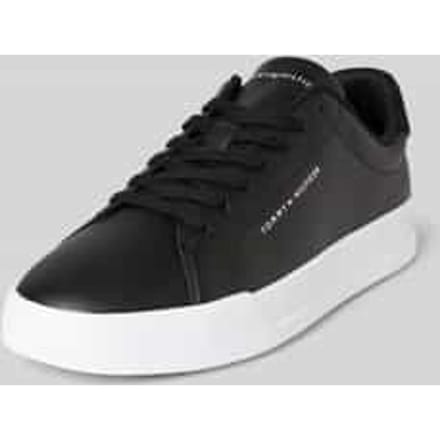 Lage sneakers van leermix