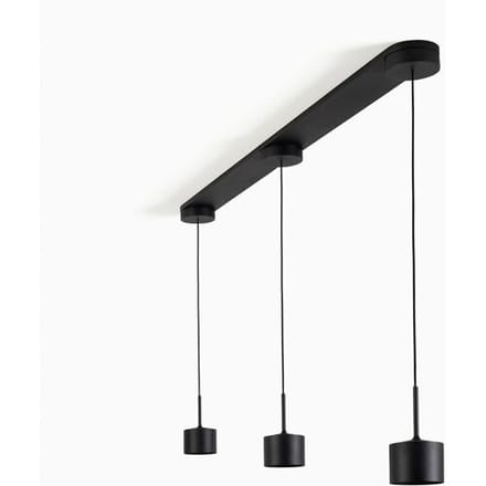 KS Verlichting June 3-lichts Hanglamp Zwart