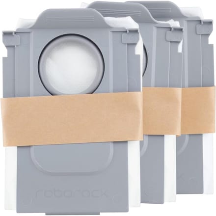 Stofzak Vervangingsset (3 stuks) compatibel met Roborock Qrevo, Saros 10, S8 Max Serie