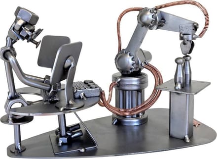 Hinz & Kunst smeedwerkfiguur "ingenieur automatisering"