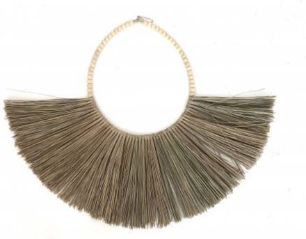 Wanddecoratie - zeegras  - wandhanger - 85x65 cm