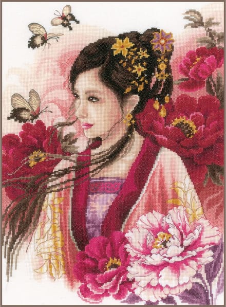 Lanarte - Telpakket kit - Asian lady in pink - PN-0170199