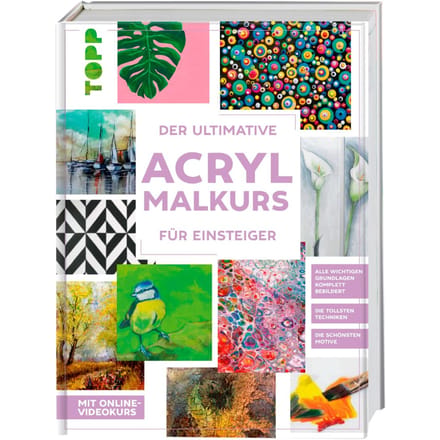 Boek "Der ultimative ACRYLMALKURS für Einsteiger"