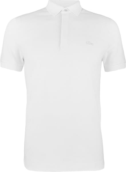 Lacoste heren paris edition polo shirt katoenpique wit