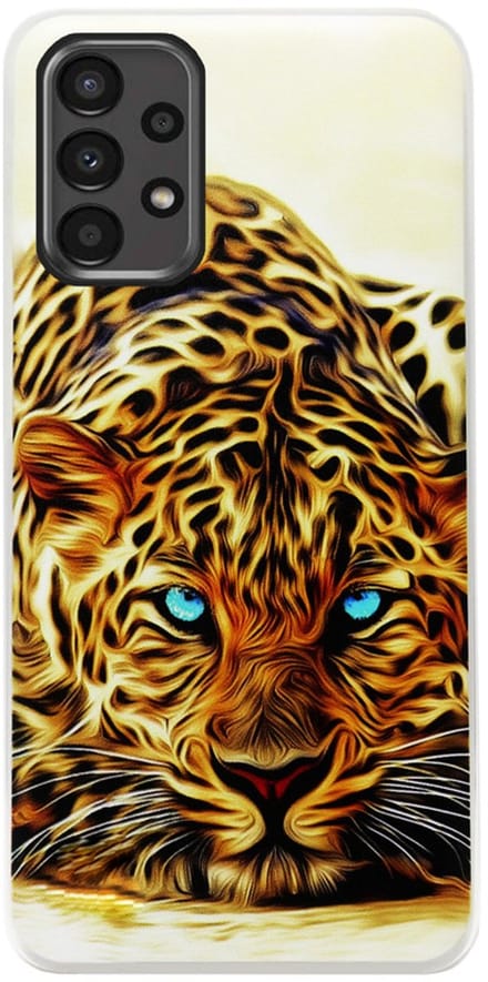 ADEL Siliconen Back Cover Softcase Hoesje voor Samsung Galaxy A13 - Tijger