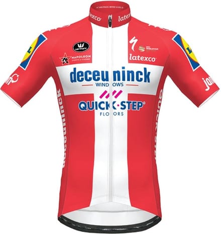 DECEUNINCK QUICK-STEP 2020 KAMPIOEN DENENMARKEN KORTE MOUWEN AERO SP.L Maat XXXL