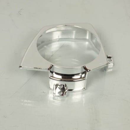 Carter cache protection de courroie chromé pour mobylette Peugeot GT10 cyclo mob