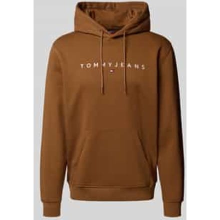 Regular fit hoodie van katoenmix