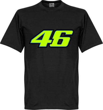 Valentino Rossi 46 T-Shirt - Zwart  - L