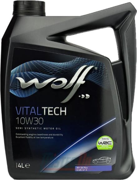 Wolf VitalTech semi-synthetische motorolie 10W30 4L