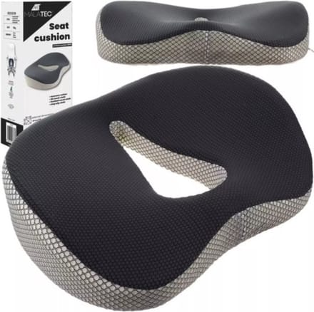 Malatec Orthopedisch Kussen voor Stoel - Verlicht Rugpijn, Verbeter Zitcomfort