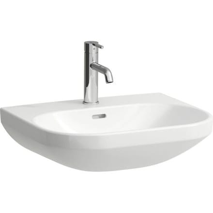 LAUFEN LUA washbasin 55 x 46 cm with tap hole, with overflow, not suitable for undermounting H8110810001041