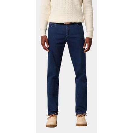 Meyer Jeans Dublin Performance Super Stretch Denim Organic Cotton Blend Blue Stone / male
