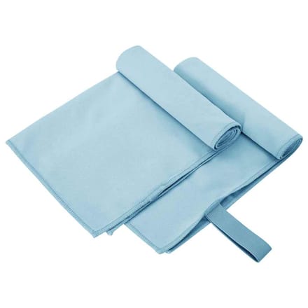 vidaXL - Sporthanddoeken - 2 - st - Blauw - 50 - x - 30 - cm - Polyester - en - polyamide