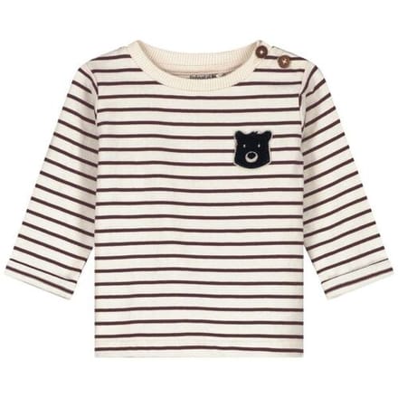 Prénatal baby shirt Dark Clay 56 heren