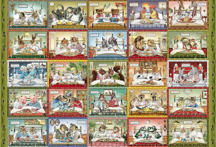 Uitdagende Legpuzzel 2000 Stukjes: Ontbijt op Bed Inspiratie