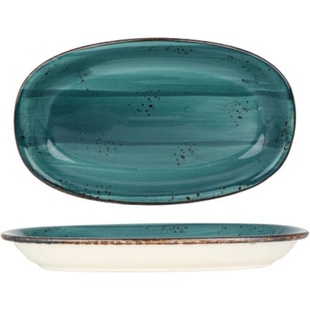 By Bone Serveerschaal - Harmony Tropical - Porselein - 34x20.5 cm - set van 2