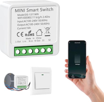 Smart Home Lichtschakelaar met Spraakbediening en Wifi-Module