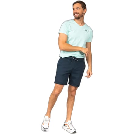 DEELUXE Smalle, effen katoenen shortGROOVES Navy