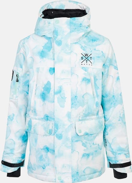 Watts Clever ski jas lichtblauw/wit dames - maat L