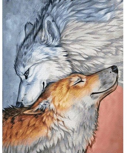 Diamond painting - Devotion 38x48 cm