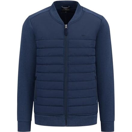 Fynch-Hatton Vest Hybrid College Collar Jacket Navy / male