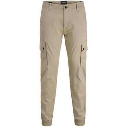 Jack & Jones - Heren Broek Paul Warner Cargo - Beige - Maat 30/32