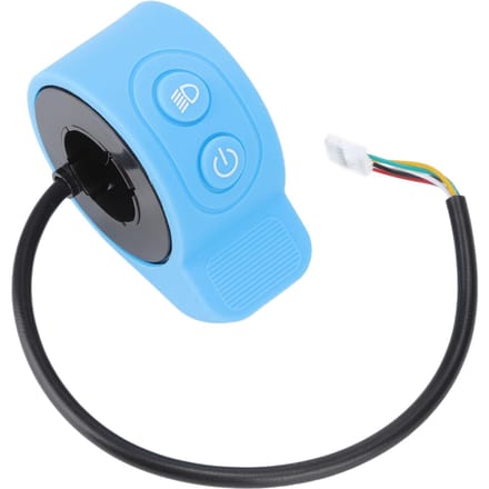 Accélérateur à pouce pour trottinette électrique, sensible, poignée d'accélérateur pour trottinette Xiaomi, bleu blue