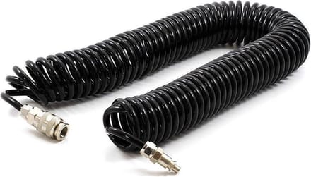 All Ride Luchtslang - 6 mm - 10 meter - 10 kg/cm² - spiraalslang - met snelkoppelingen