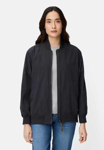 camel active Bomberjack met ritssluiting aan de zijkant - Maat - Marineblauwwomenswear-34
