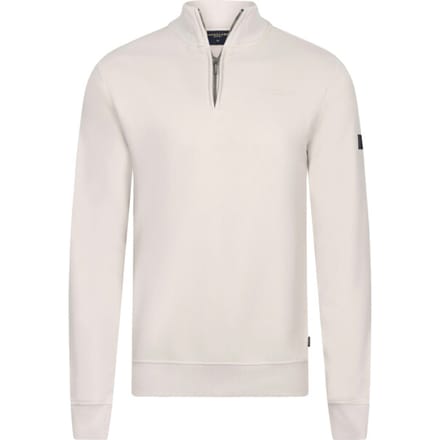 Cavallaro Napoli Trui Diagono Half Zip Sweat Kitt / male