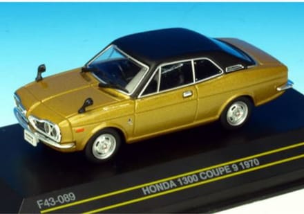 Honda 1300 Coupe 9 1970 Goud - Model 1/43 - First:43