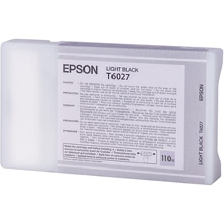 Epson T6027 inktcartridge licht zwart (origineel)