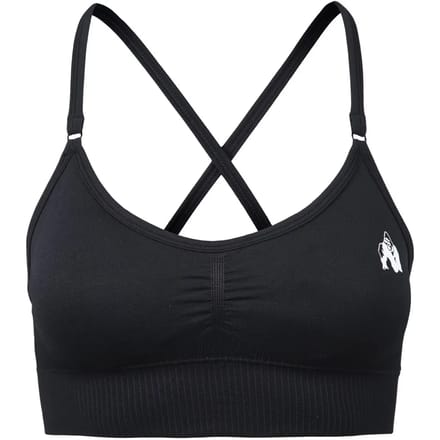 Gorilla Wear Olivia Seamless Sportbeha - Zwart - M/L