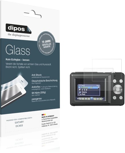 dipos – 2x Matte Pantserfolie geschikt voor SIXTARY DC403 | 9H Screenprotector