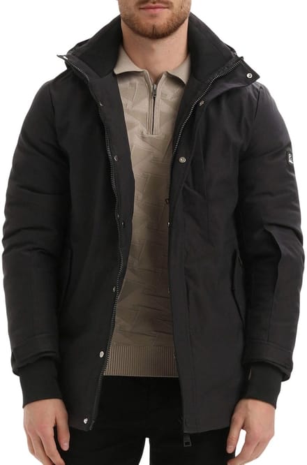 Gabbiano Long Canvas Parka Winterjas Heren - Maat S