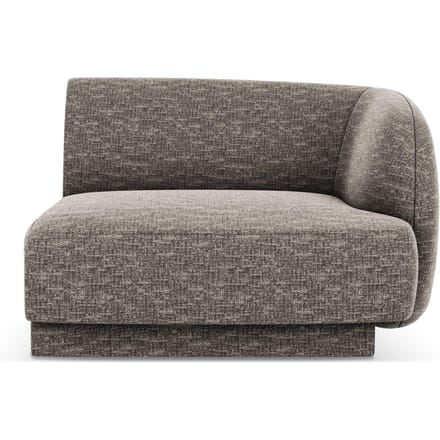 Modulair hoekelement Miley rechts chenille | Micadoni Limited Edition