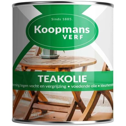 Koopmans Perkoleum Teakhoutolie - 750 ml