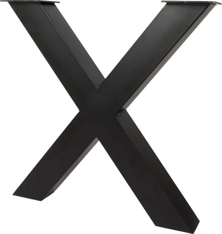Wovar X Poot Tafel Zwart Staal 71 cm | koker 10 x 10 cm | Per Stuk