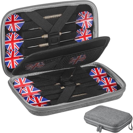 Stevige Darttas voor 12 Darts en Accessoires