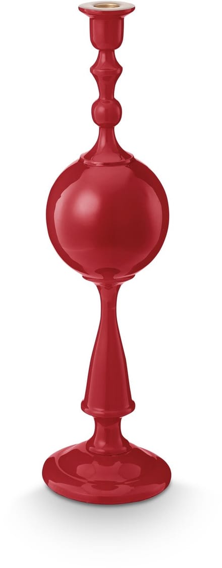 Pip Studio - Love Birds Sphere - Kandelaar - Aluminium - Donkerrood - 44 cm
